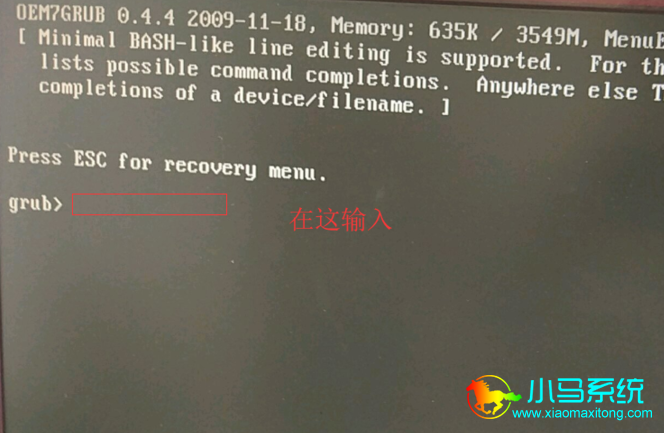 �ֱ����룺find --set-root /bootmgr��chainloader /bootmgr��boot����