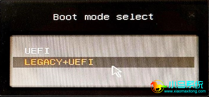 Legacy+UEFI����ģʽ