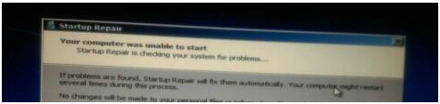 ����win7�������ػ���ʾStartup Repair�������
