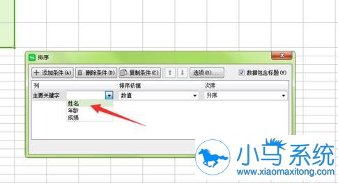分享wps表格设定按姓氏排序的方法